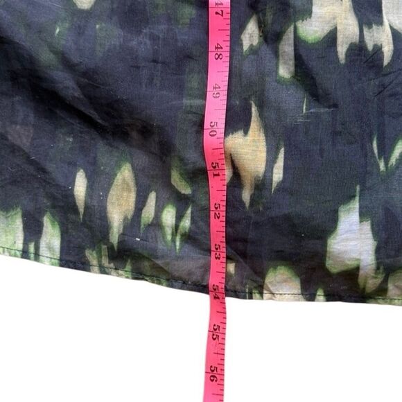 Banana Republic Organza Tie Waist Maxi Dress Green Small - Picture 8 of 8